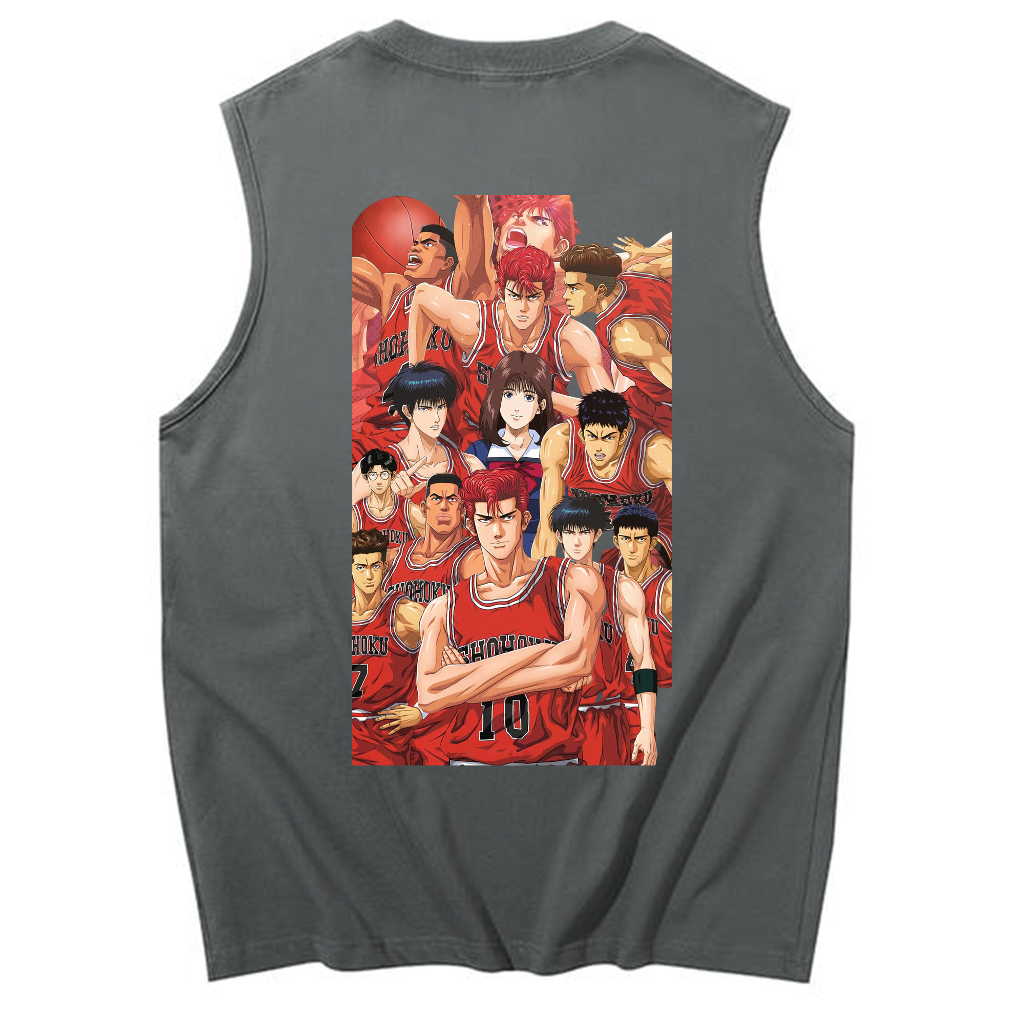 （画像用） SLAM DUNK／スラムダンク コットン100％タンクトップ（背面プリント）